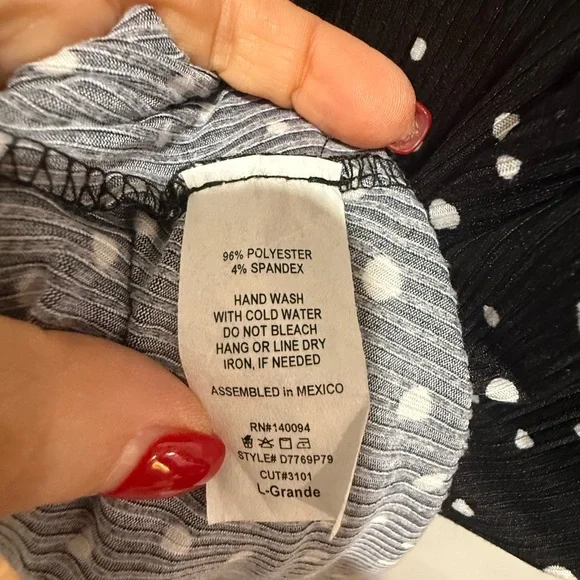 Jessica Simpson Black Polka Dot Dress - Picture 8 of 8